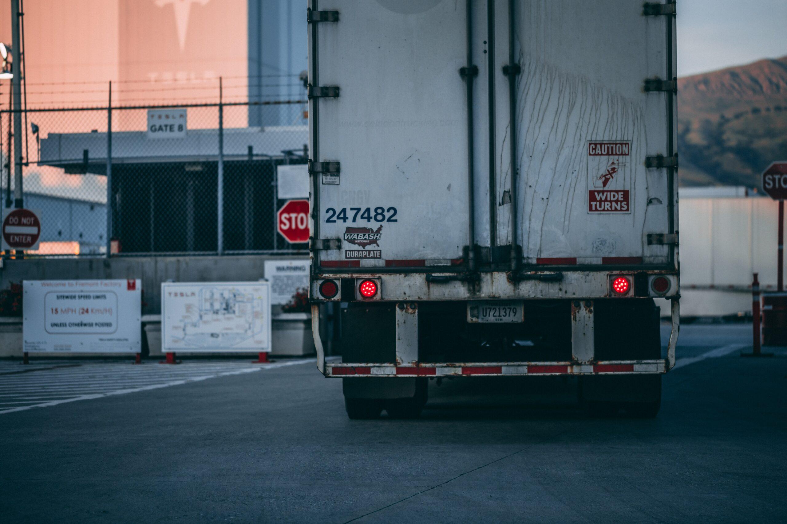Image Url: https://www.pexels.com/photo/white-freight-truck-close-up-photography-2449454/